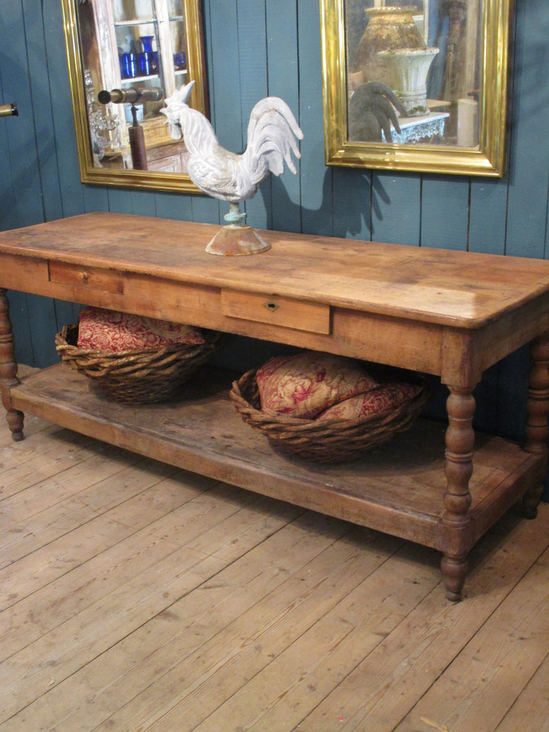 Rustic french drapers table 