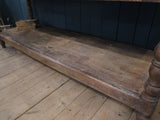 open storage under rustic drapers table farmhouse rustic kitchen island