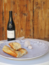 Large flat platter - autumn harvest