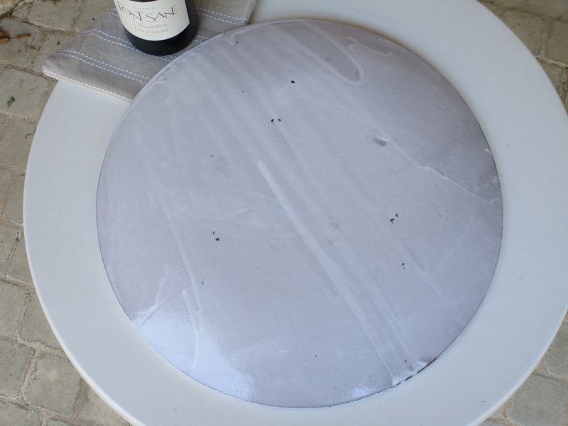 Large flat platter – autumn harvest