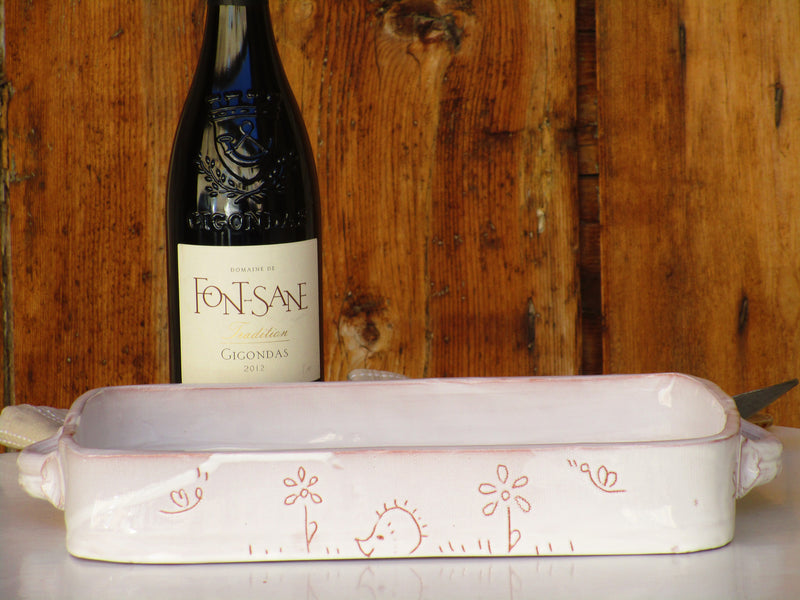 Rectangular baking dish – the French countryside