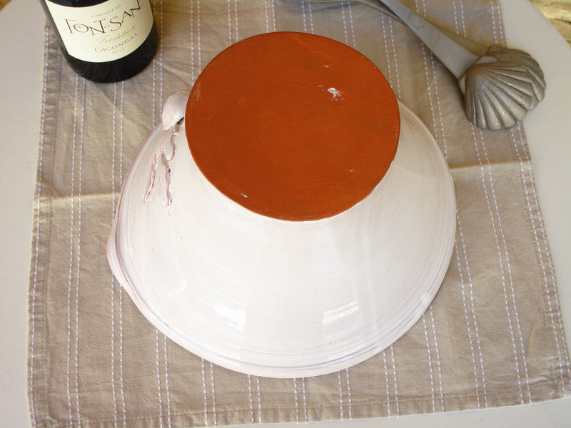 Salad bowl with garlic grater – fig leaf