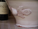 Salad bowl with garlic grater – fig leaf