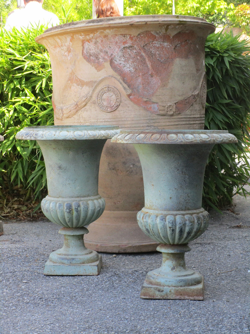 Pair of French Medici urns