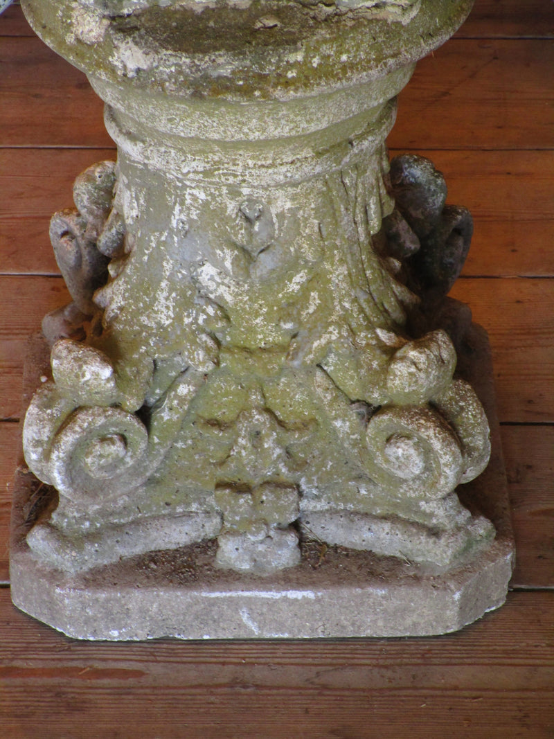 Mid-century French garden planter on pedestal
