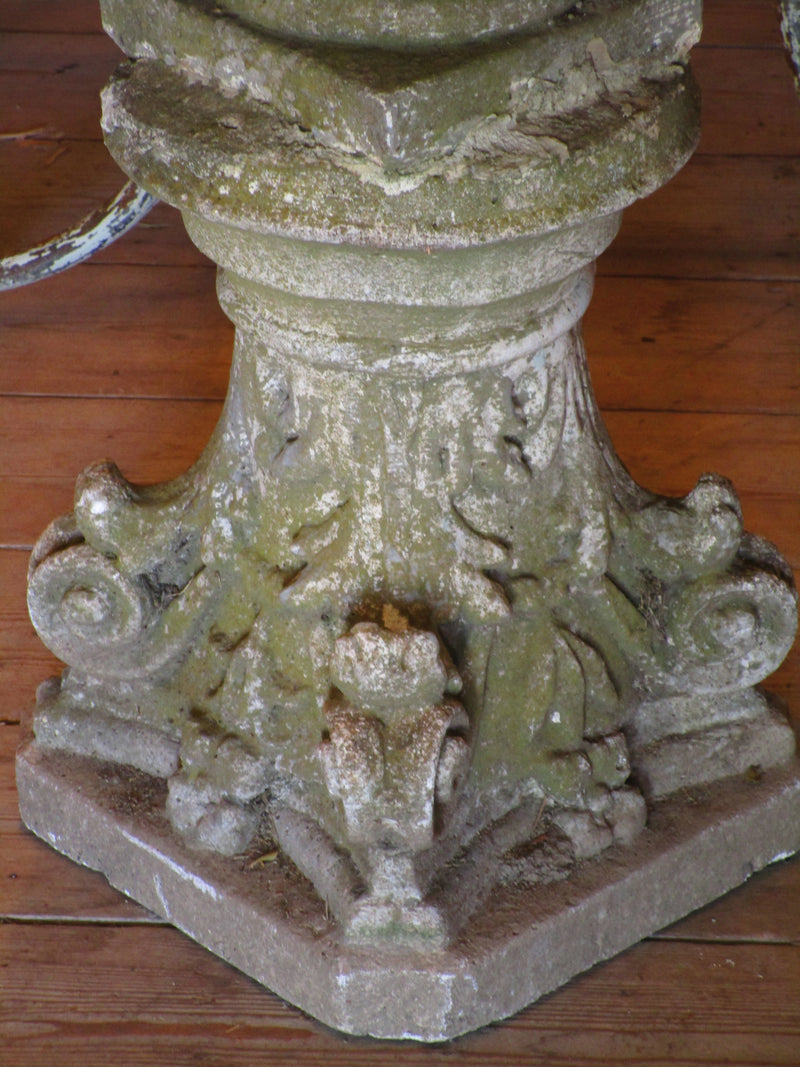 Mid-century French garden planter on pedestal