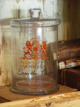 Pair of French glass jars