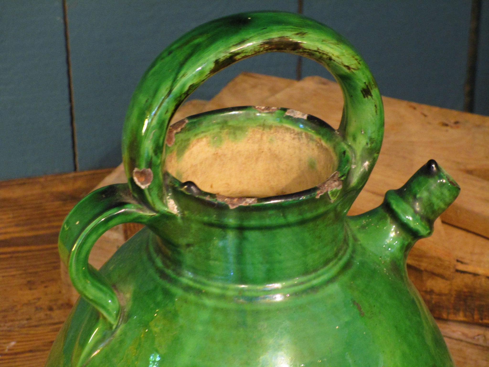 Green jug from Marseille