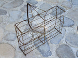 French wire bottle carrier - 6 bottles