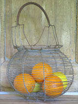 French wire basket