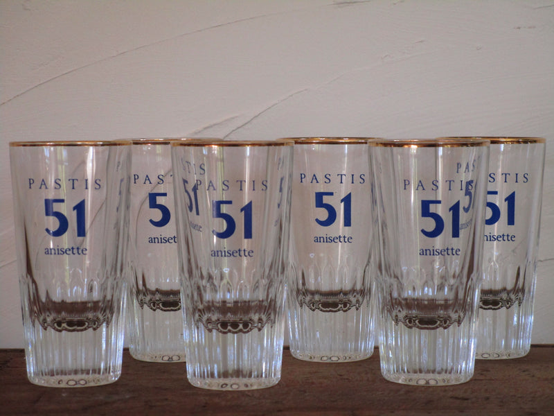 Pastis glasses – set of six