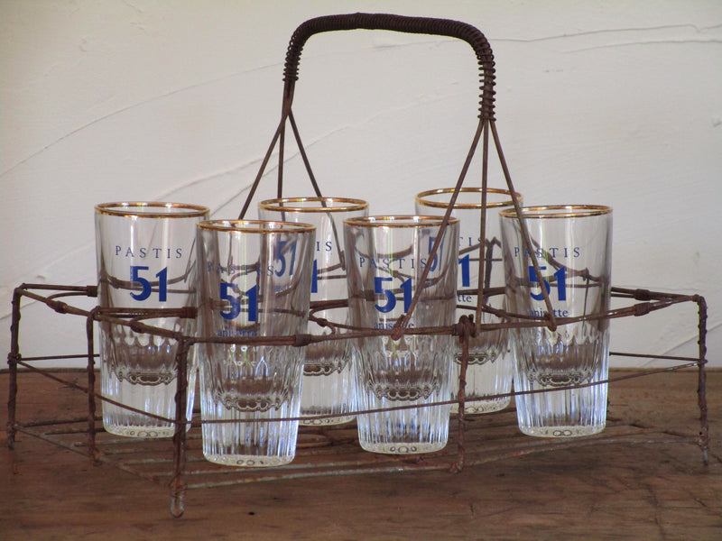 Pastis glasses – set of six