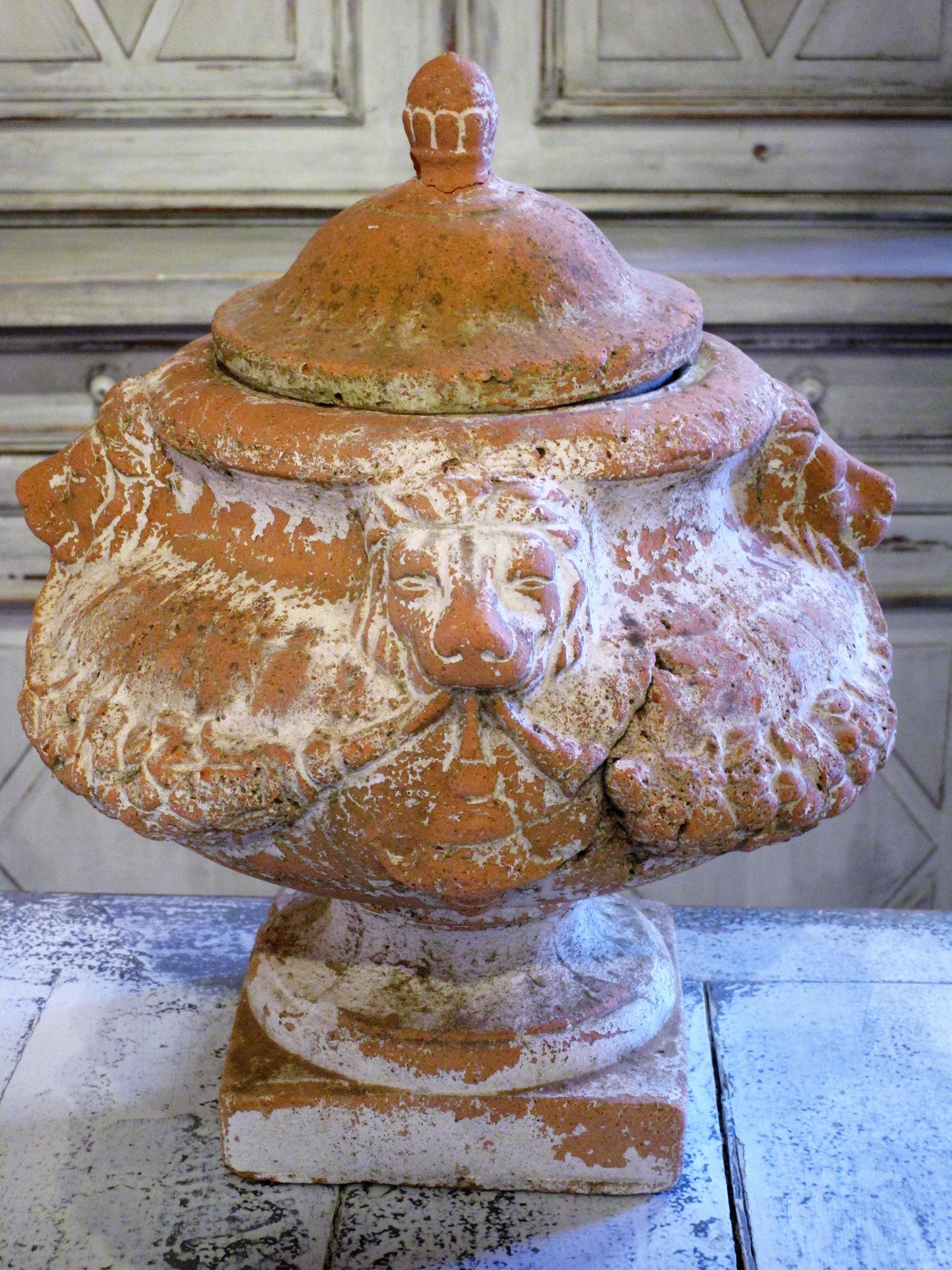 Decorative urn 11” x 13 ¼”