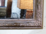 Mirror, original glass & pink patina, 19th-century