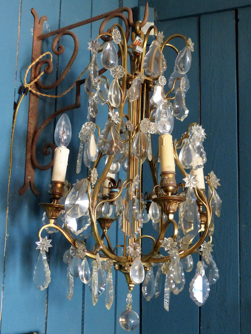 1940’s French wall mounted chandelier