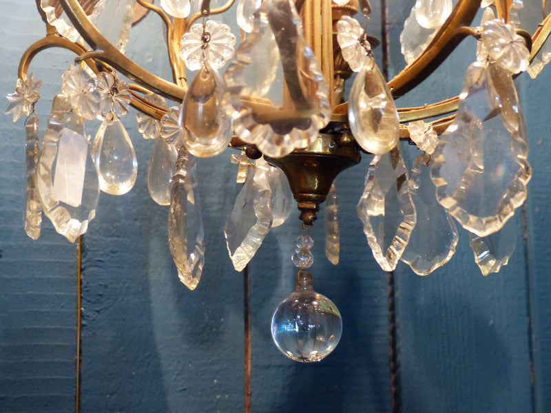 1940’s French wall mounted chandelier