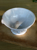 French artisan pottery salad bowl