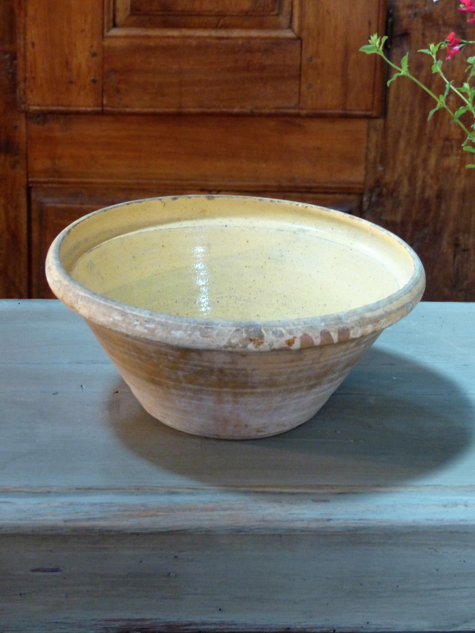 19th century French provincial confit bowl