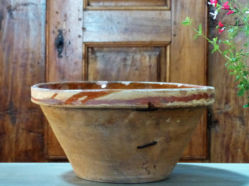 19th century French provincial confit bowl