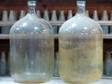 Large French glass carboy demijohn