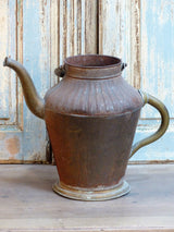 French copper watering can 19th century