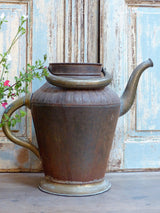 French copper watering can antique