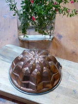 French antique copper cake mould