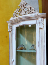 French corner cabinet storage glass door