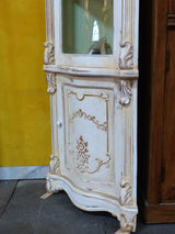 French corner cabinet storage glass door