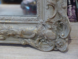 19th century French mirror original glass rich patina modern farmhouse décor