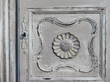 Louis XV armoire with white patina