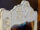 Louis XV mirror with white patina