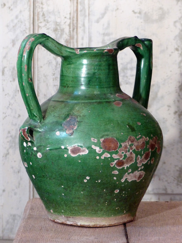 Vintage French pottery water jug