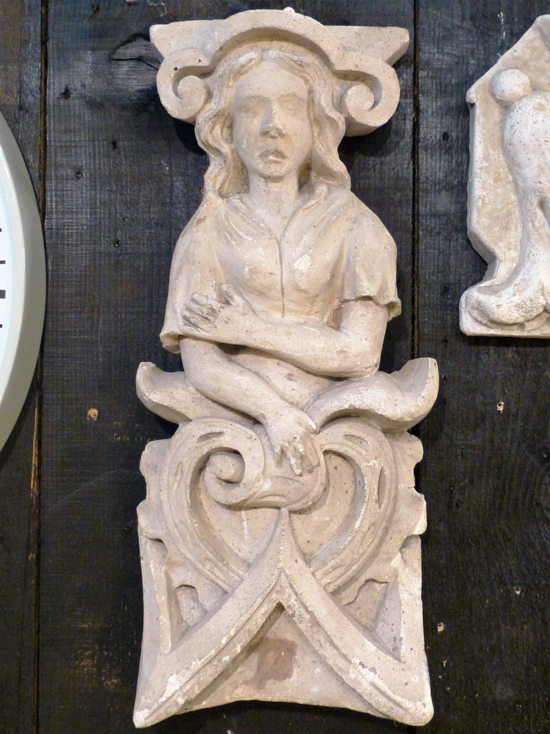 Plaster moulding from French architecture school collectible