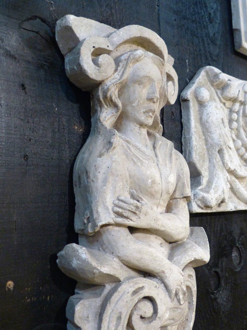 Plaster moulding from French architecture school collectible Patina Farm aesthetic