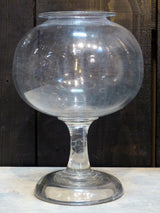 19th century French apothecary jar glass
