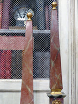 Pair of obelisks