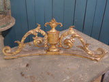 Pair of 18th century candle holders Italian gold gilded