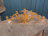 Pair of 18th century candle holders Italian gold gilded