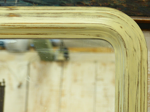 Late 19th century mirror with rounded corners