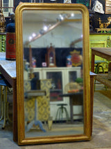Large Louis Philippe mirror with original gilded frame