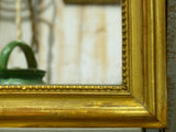 Louis Philippe mirror with original gold leaf frame