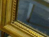 Louis Philippe mirror with original gold leaf frame