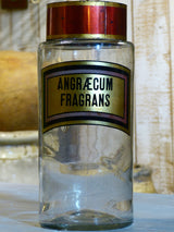 Large French Apothecary glass jar