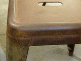 Pair of original French Tolix stools – 1930’s