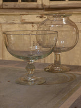 19th century French apothecary glass jar