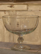 19th century French apothecary glass cup