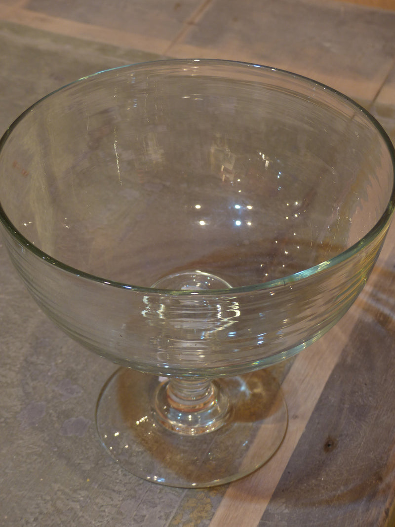 19th century French apothecary glass cup