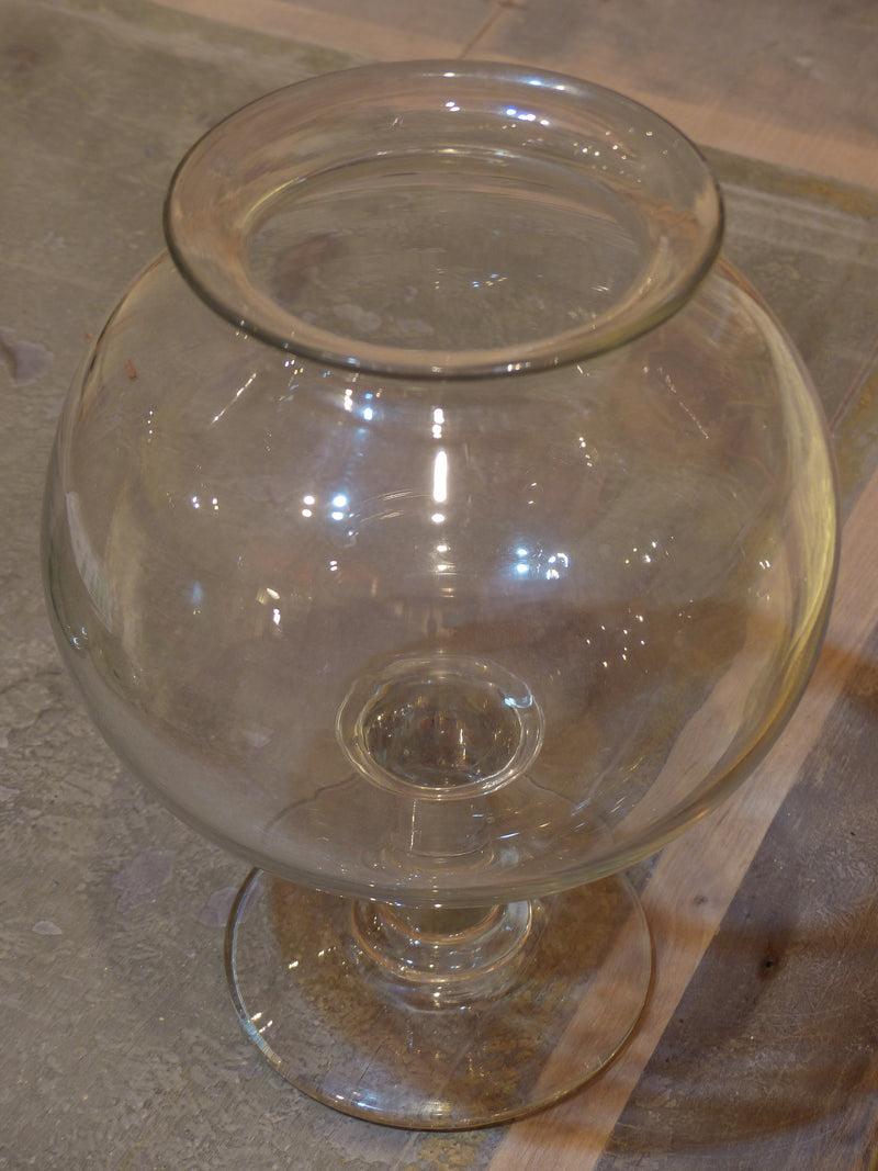 19th century French apothecary glass jar