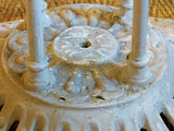 Round French garden table with 4 chairs – 1920’s